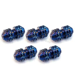 High Strength Titaniums Damascus Fold Knivies Thumb Studs Push Pin for 4MM Knivies Hole Lightweight Durability Tool R9CA