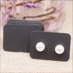100PCS 3.5*2.5cm Multi Color Paper Cute Stud Earring HangTag Card Jewelry Display Packing Card