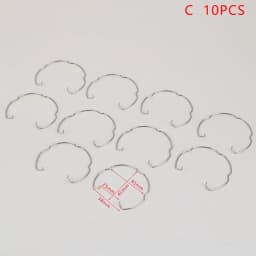 10Pcs/set Light Cup Bracket Card Ring,55mm 48mm Lamp Retaining Spring Clip Ring Mr16 Gu10 Spot Light Downlight Accessories