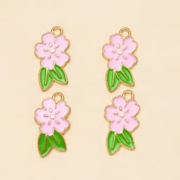 10Pcs 4 Colors New Enamel Maple Leaf Charm 19*24mm Pendant For DIY Necklace Earrings Keychain Jewelry Findings Making Wholesale
