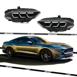 Headlights for Ford Mustang 2018-2022 Full LED Lighting Control