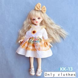 1/6 Bjd DOLL Clothes 30cm Toys Accessories New Style Wear Plaid Skirt Fashion Dress Up With Headwear For Girl Princess Dress