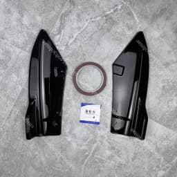 For BMW X3 G01 iX3 G08 LCI M Sport 2018-2023 Car Rear Bumper Side Canards Splitter Diffuser Corner Guard Body Kits Accessories