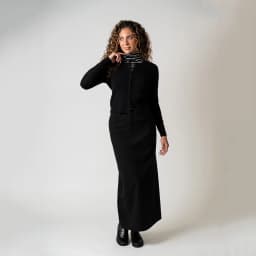 AP AW26 Women Elegant Stretch Pencil Skirt 4 Colors Available A-line