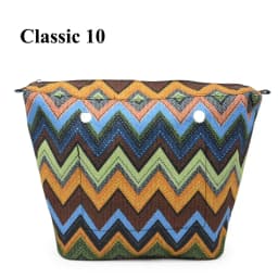TANQU New Colorful Waterproof Inner Lining Insert Zipper Pocket for Classic Mini Obag Canvas  Inner Pocket for O Bag