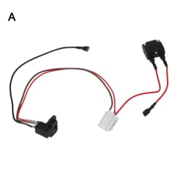 1PCS 3pin Children's Electric Car Charging Interface Charger Socket Suitable For 6/12/24V 3-hole Charging Port Cable Power Tool
