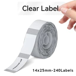 Niimbot D11/D101/D110 Transparent Label Printing Paper Name Sticker Waterproof Self-adhesive Cartoon Label Paper