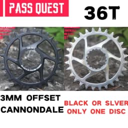 Pass Quest For CANNONDALE si ss 0mm 3mm Offset Bike Chainwheel 28T 30T 32T 34T 36T 38T 40T 42T bicycle Chainrings mtb Bike parts
