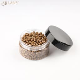 1000Pcs Micro Beads Hair Extension Tool 5mm Lined Beads Premium Silicone Beads for I Tip Hair Extensions Microlink Beads
