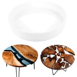 Big Oversized Resin Molds, 14.0inch Large Silicone Mold for Charcuterie Boards, Large Round Epoxy Table Mold Suitable for River Tables, Charcuterie Boards, Cutting Boards, And Home Art Decoration