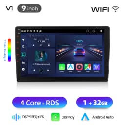 Junsun Wireless CarPlay Android Auto Car Radio For Seat Altea 2004 2005-2015 Toledo 3 GPS Multimedia 2 Din GPS BT Systems Stereo