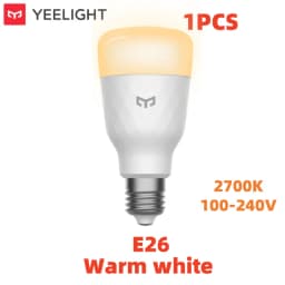 Yeelight Smart LED Bulb W3 E26 Color/White Ambient Light Wifi Voice Control 1700K~6500K For Mi Home Alexa Google SmartThings