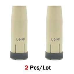 24KD New Coating Protection Non-stick Nozzle 0.8/1.0/1.2mm MIG Torch Gas Nozzle Tip Holder For MB-24KD MIG MAG Welding Torch
