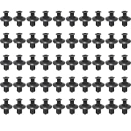 8mm Plastic Rivets Fasteners Screw Car Bumper Fender Black Rivet Car Fastener Clips for Toyota Focus Kia Nissan Yamaha