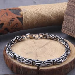 Never fade stainless steel link chain bracelet
