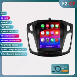 9.7"Android 13 Car radio DSP Carplay for Ford Focus 3 MK 3 2011-2017 2018 2019 Multimedia Video player 4G Screen 7862 Head Unit
