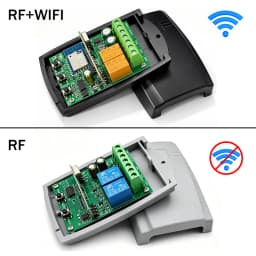 Universal Works With Tuya 433MHz Garage Gate Remote Control Receiver 433.92MHz Fixed Rolling Code Wifi Smart Switch Module Relay