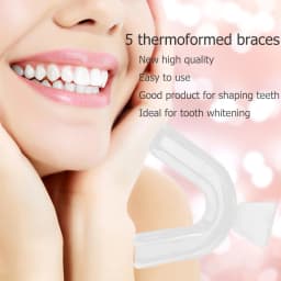 2-20Pcs Silicone Mouth Guard Teeth Protector Night Guard Mouth Tray for Bruxism Grinding Non-snoring Teeth Whitening Protection