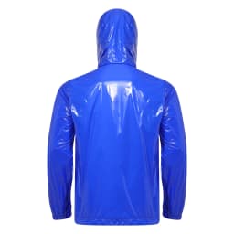 Mens Waterproof Sweatshirt Windproof Long Sleeve Front Kangaroo Pocket Hoodie Raincoat Hiking Camping Windbreaker Rain Jackets