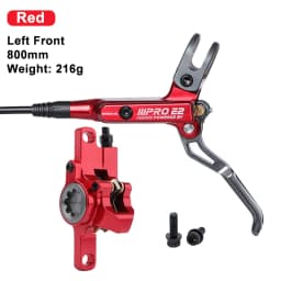 Bicycle Hydraulic Disc Brake 2 Piston MTB Brake Caliper IIIPRO E2 Mountain Bike Brake Oil Pressure 800/1550mm Front Rear Brake