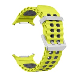 NEW Marine Silicone Strap for Samsung Watch Ultra 47mm Bracelet No Gaps Sport Two-Tone Band for Galaxy 8 Ultra Watchband Straps