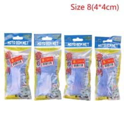 4Pcs/Lots Durable Fish Bait Net Nylon Folding Fishing Spring Net With Luminous Beads Netting For Night Fishing Shoal Cast Nets