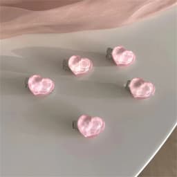 5Pcs New Small Bow Hairpins Cute Peach Rose Headwear Hair Accessories Girl Side Bangs Clip Sweet Hair Clips Headdress Jewelry