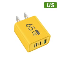 Fast Charging 65W USB-C Charger Charger PD Quick Charge 3.0 Wall For Phone Adapter For iPhone 16 Xiaomi POCO Samsung Oneplus