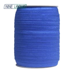 NINE LOOMS Plain Shiny Fold Over Elastics FOE 5/8" 15mm Spandex Band Tape Hair Tie Headband DIY Sewing Trim 50 100 Yard by Spool