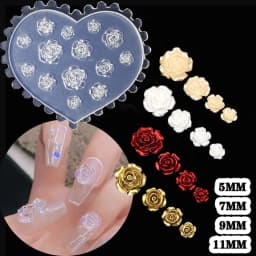 Butterfly Embossing Silicone Mold Nail Art Carving Mold Suitable for Diy Nail Art Decoration Supplies Nail Template Tool