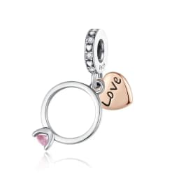 Romantic Tower & Love Lock Key Charms Beads Fit DIY 925Sterling Silver Bracelet Necklace Women Birthday Anniversary Jewelry Gift