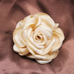5PCS/Lot 8CM Large Satin Fabric Artificial Rose Flowers For Hats Dress Clothing Decoration DIY Brooches Hair Accessories