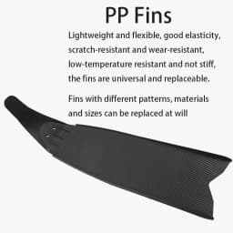 Professional Scuba Diving Long Fins Lightweight Flippers Water Sports Beach Shoes Snorkeling FreeDiving Spearfishing Hunting