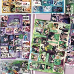 8/16 Sheets Cartoon Cute The Apothecary Diaries Puzzle Stickers PVC Material Children's Daily Toy ScrapBook Waterproof Stickers.