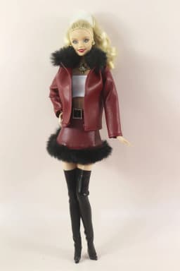 Handmade BABI CLOTHES Leather Fur Clothes Outfit for 11.5 inch 30cm Doll bjd clothes Many Style Gifts for doll accessories