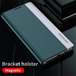 Flip Leather Case For Samsung Galaxy S26 S25 Edge S22 S23 S24 Ultra S10 Plus S20 S21 FE S8 S9 Holder Luxury Bracket Cover Coque