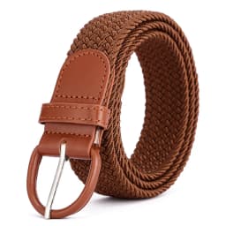 Women's Elastic and Elastic Woven Belt in One Outfit, Casual and Versatile Denim Belt for Men and Women