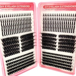 Large Capacity Eyelash Book 5D Fluffy 60D-300D Eyelash Bundle Mange Eyelash Nail Effect Fairy Anime Eyelashes Multiple Mixed Sty
