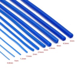 Blue Wax Strip Line Column for Jewelry Casting Welding Molding Tool - Flexible Wax Wire Stick Bar for Craftsmanship