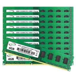 DDR3 2GB 4GB 8GB Desktop Memories Ram PC3 1066 1333 1600Mhz 1.5V 240Pin DDR3 8500 10600 12800 DIMM Non-ECC Computer Memory Ram