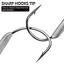 PROBEROS 3/5PCS Weighted Swimbait Hooks with Spring Lock High Carbon Steel Wide Gap Jig Hooks Pike Bass Texas Rig Fishing Tackle