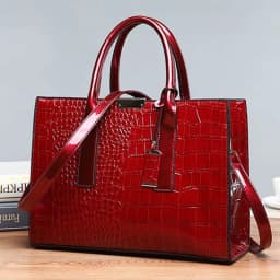Luxury Crocodile Pattern Handbag ,Women Large Capacity Shoulder Bag, PU Leather Top-handle Bag, Brands Crossbody Bag Totes sac