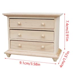 1/6 1/12 Dollhouse Miniature Bookcase Storage Rack Mini Wood Cherry Display Shelf Cabinet Cupboard Doll House Furniture Model