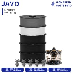 JAYO 3D PETG/ High Speed Matte PETG / PLA Classic Printer Filament 1.75mm 3D Printer Filament 5.5KG Neatly Wound PETG for 3D