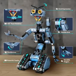 MOC 2026 New Mecha Johnnyed 5 Robot Building Blocks Set Military With Motor For Shorted-Circuit Idea Brick Children Birthday Toy