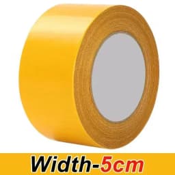 Double Sided Cloth Base Tape Transparent Heavy Duty Self Adhesive Mesh Fixation Tapes Waterproof High Viscosity Carpet Stickers