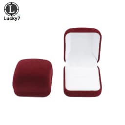 Engagement Velvet Ring Box Jewelry Display Storage Boxes For Wedding Ring Valentine's Day Gift Organizer Earrings