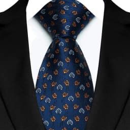 Luxury 8CM Mens Necktie Brown Blue Color Dot Stripes Solid Tie For Man Groom Jacquard Woven Neck Tie For Business Wedding Party