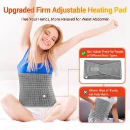 Electric Heating Pad Waist Heated Belt Multifunctional Thermal Blanket for Household Waist Lumbar Back Pad Belt Warmth Tool