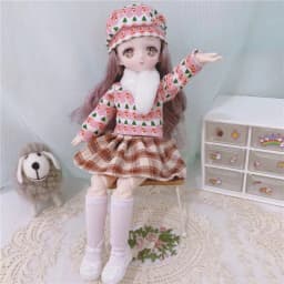 1/6 Kawaii Doll 30cm Cute Blyth Doll Joint Body Fashion BJD Dolls Toys with Dress Shoes Wig Make Up Gifts for Girl pullip